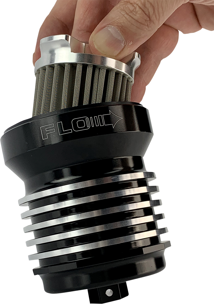 PC Racing Flo Black Reusable Motorcycle Oil Filter 82-20 Harley BMW Moto Guzzi