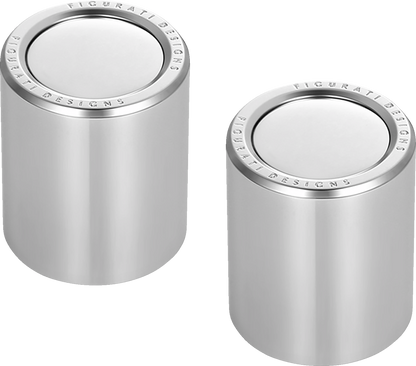 Figurati Smooth Medium Magnetic Docking Hardware Covers for Harley Davidson