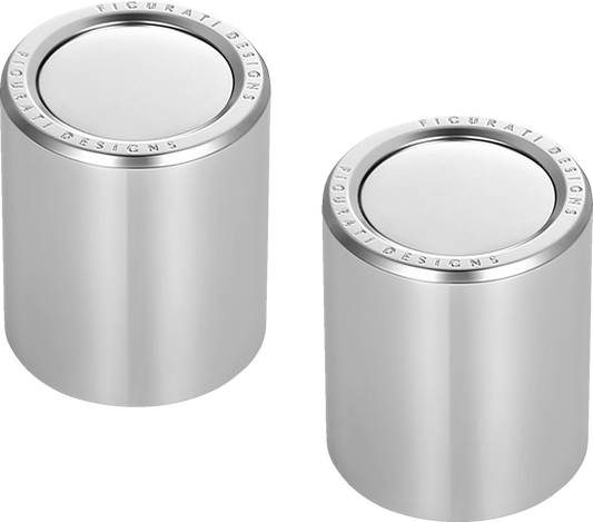 Figurati Smooth Medium Magnetic Docking Hardware Covers for Harley Davidson