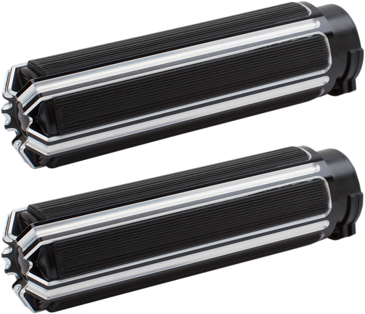 Arlen Ness 10 Gauge Motorcycle Handlebar Grips 2008-2024 Harley Touring Models