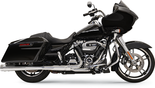 Bassani DNT Megaphone Slip on Mufflers 2017-2019 Harley Touring FLHR FLHX FLTRU