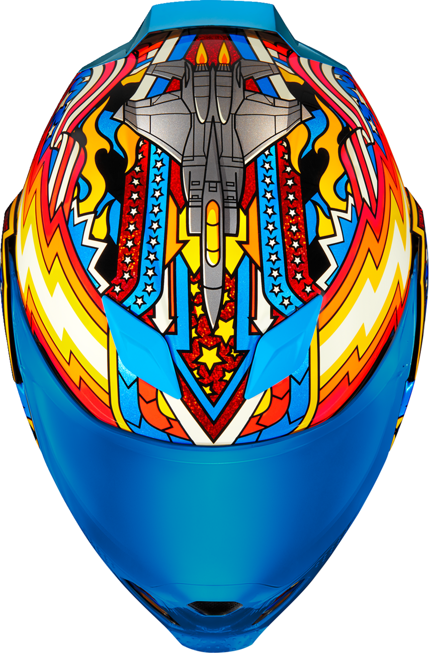 Icon Airflite Flyboy Unisex Adult Motorcycle Street Bike Race Full Face Helmet