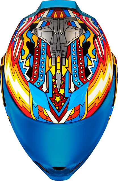 Icon Airflite Flyboy Unisex Adult Motorcycle Street Bike Race Full Face Helmet