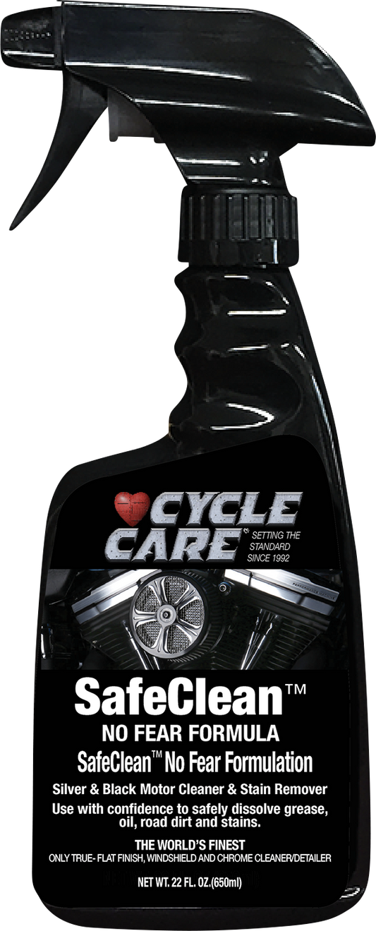 Cycle Care 22 oz Safe Clean Motorcycle Silver & Black Engine Cleaner Degreaser