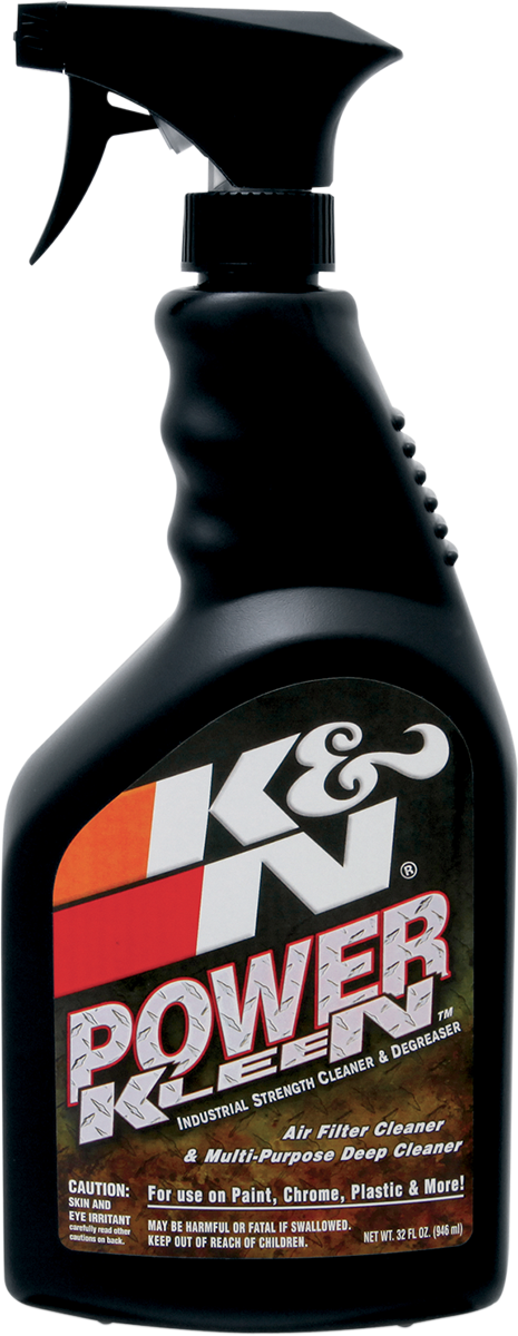 K&N 32oz Power Kleen Motorcycle Offroad Dual Sport Air Filter Cleaner Spray