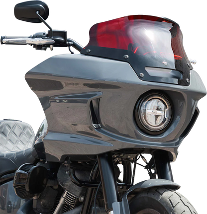Klock Werks Kolor Flare 6" Red Windshield for 2022-2024 Harley Softail Low Rider