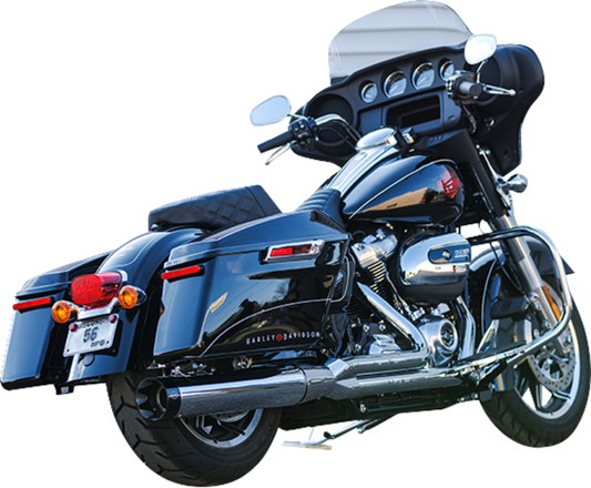 S&S Sidewinder 2-1 Chrome Exhaust System fits 2017-2024 Harley Touring 550-0758