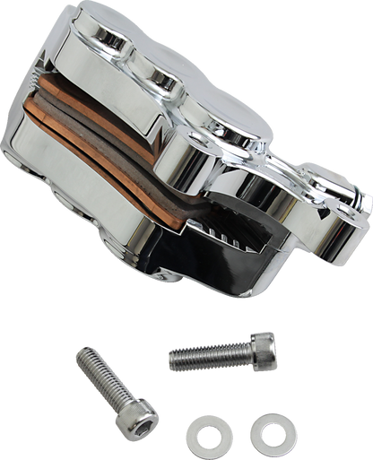 Arlen Ness Chrome 6-Piston Front Right Brake Caliper fits 2006-2025 Harley 11.8"