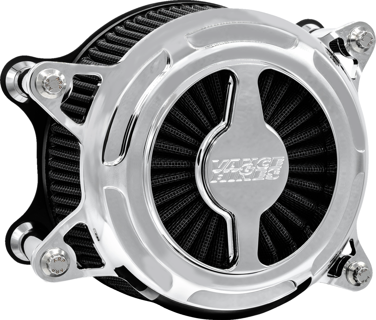 Vance & Hines Chrome VO2 Blade Air Filter Kit for 2023-25 Harley Touring Softail