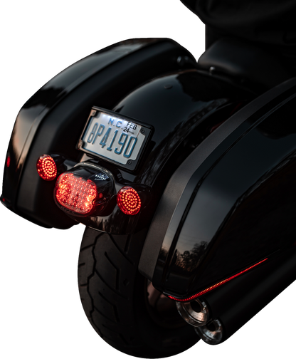 Custom Dynamics Smoke Lens LED Saddlebag Lights for 2018-2024 Harley Low Rider