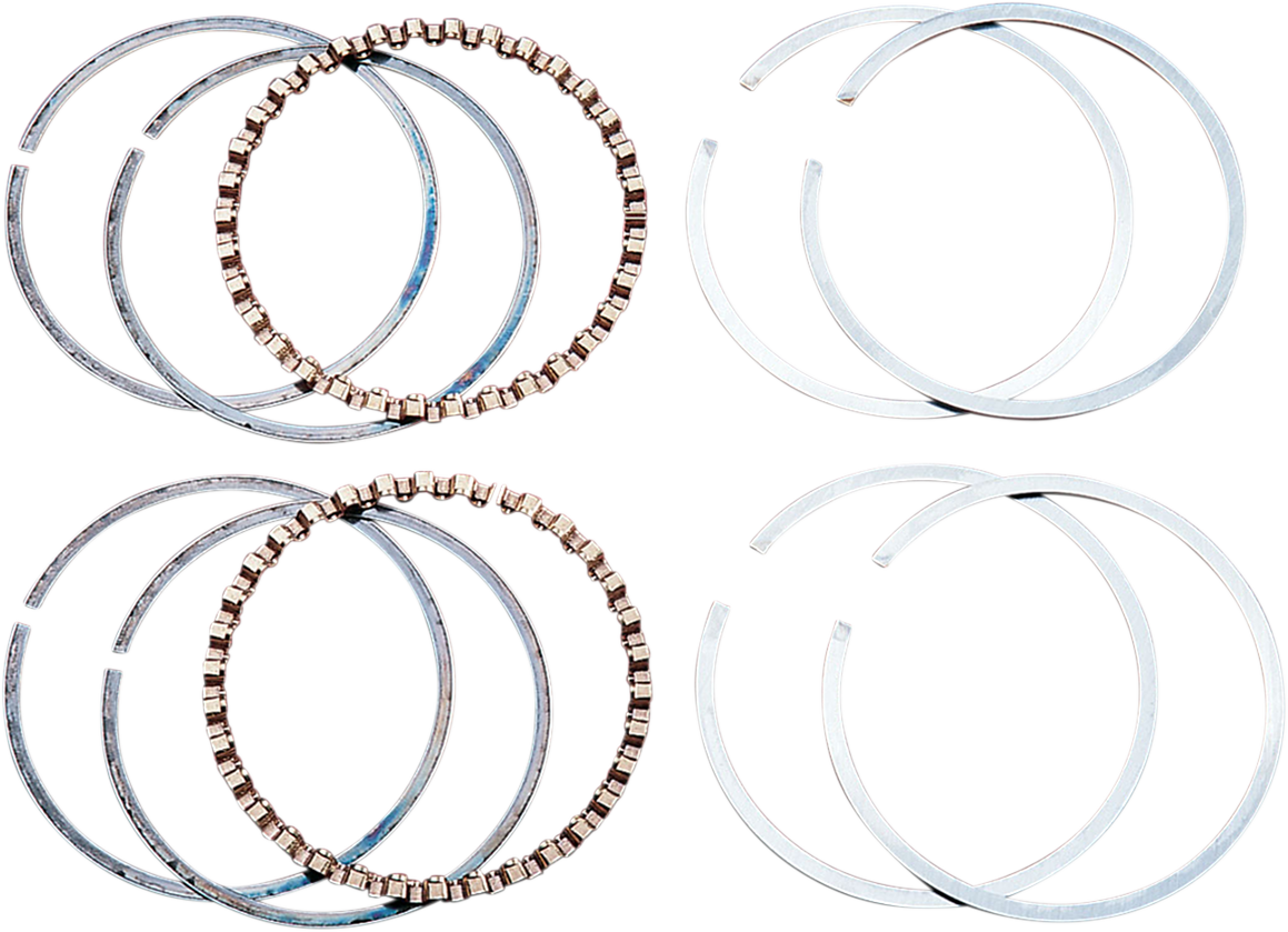 Hastings 3,437" Piston Ring Kit 1941-1980 Harley Shovelhead Knuckelhead FLH FX