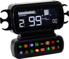 Koso D2 Multifunction LCD Digital Speedometer Gauge for 2014-2024 Harley Touring