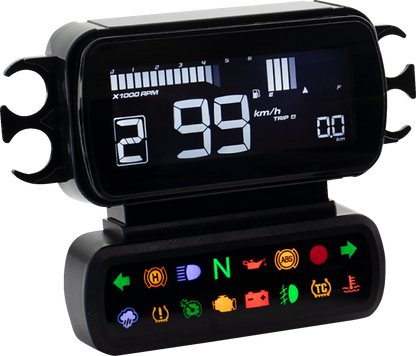 Koso D2 Multifunction LCD Digital Speedometer Gauge for 2014-2024 Harley Touring