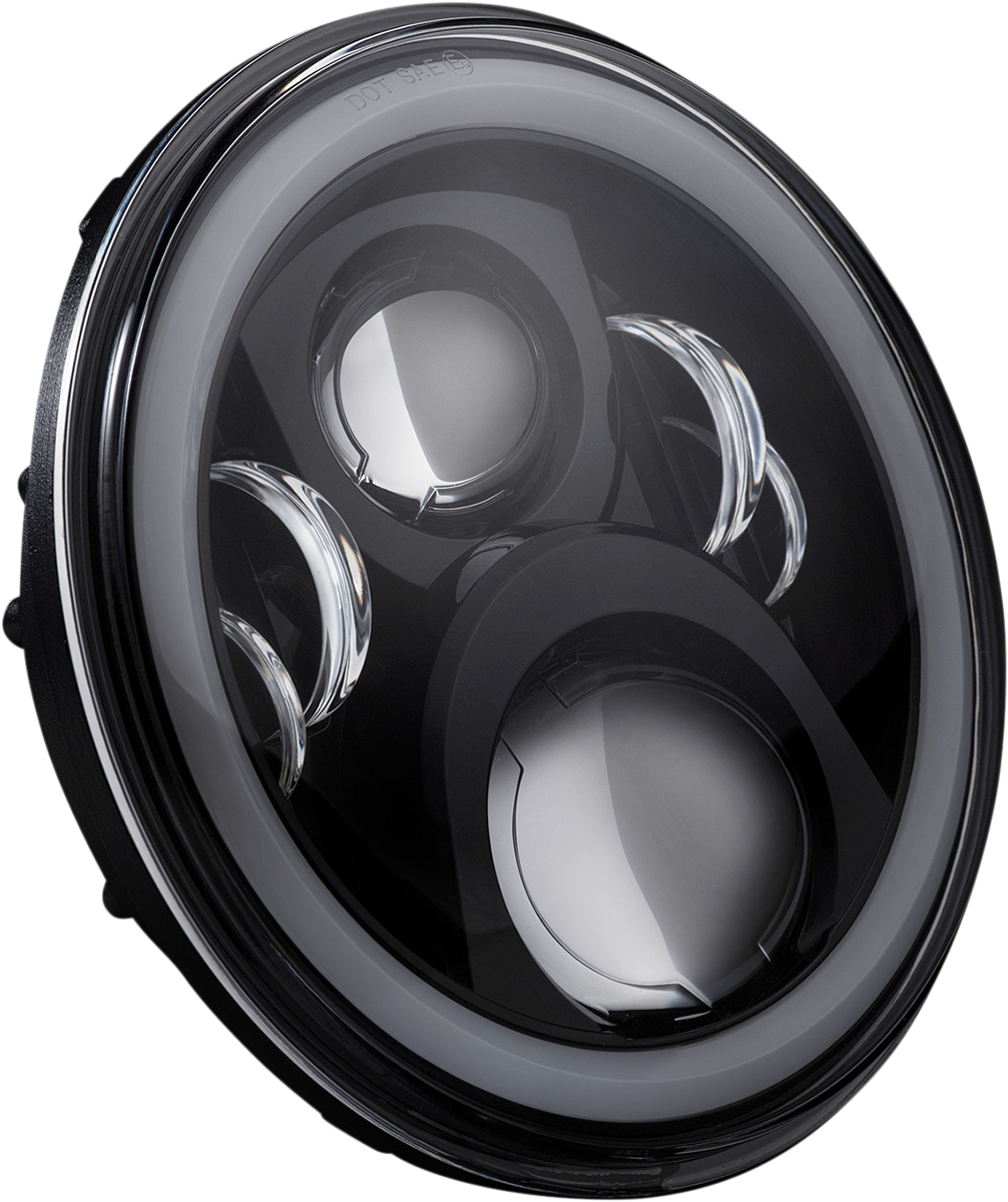 Custom Dynamics ProGlow 7" LED Headlight & Halos fits 1986-2024 Harley Models