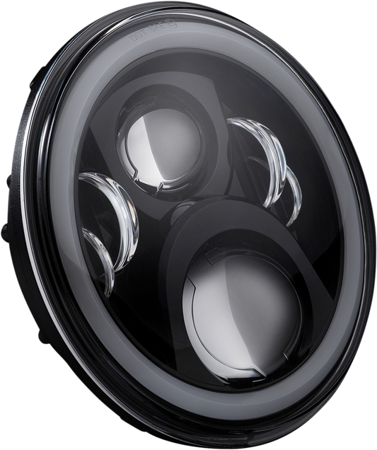 Custom Dynamics ProGlow 7" LED Headlight & Halos fits 1986-2024 Harley Models