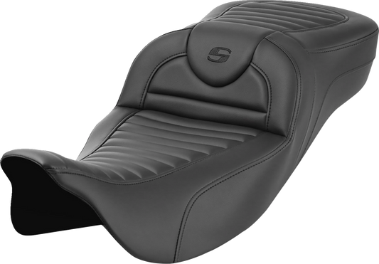 Saddlemen Roadsofa Tuck n Roll Extended Gel Seat for 2008-2025 Harley Touring