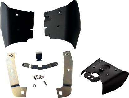 Drag Specialties Frame Mounted Heat Air Deflectors for 2008-2017 Harley Softail