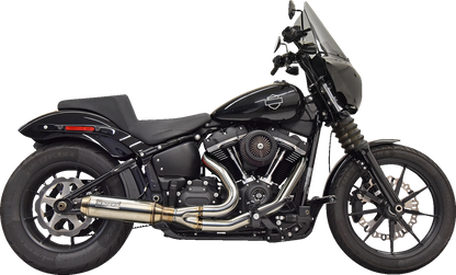 Bassani 2:1 Super Bike Exhaust System 2018-2023 Harley Softail FXLRS FXBB 1S77SS