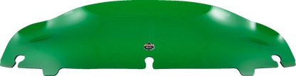 Klock Werks Kolor Flare 4" Green Windshield fits 2014-2023 Harley Touring FLHX