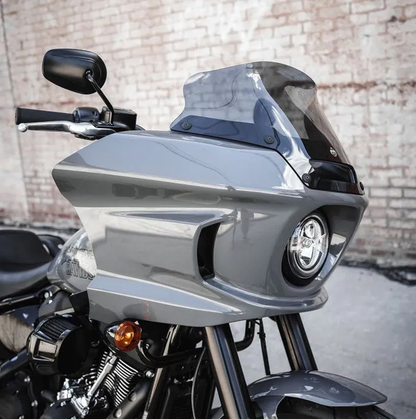 Klock Werks Flare 6" Dark Smoke Windshield for 2022-2024 Harley Low Rider ST