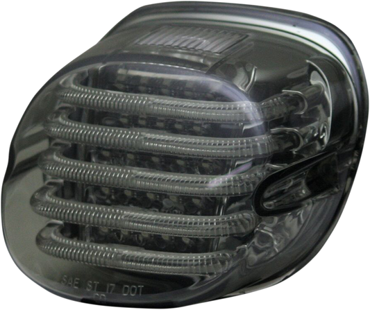 Custom Dynamics Probeam Smoked Lens LED Low Profile Laydown Taillight For Harley