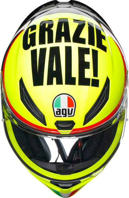 AGV K1 S Grazie Vale Yellow Unisex Adult Motorcycle Street Full Face Helmet