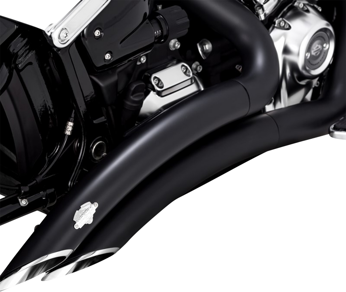 Vance & Hines Big Radius 2-2 Black Exhaust System fits 2025-2026 Harley Fat Boy