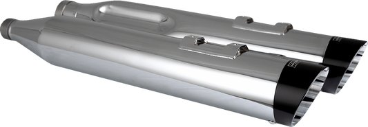 Vance & Hines Razorback 450 Chrome Slip On Mufflers for 2017-2025 Harley Touring