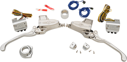 Performance Machine 9/16" Handlebar Control Kit 1984-2013 Harley Dyna Softail