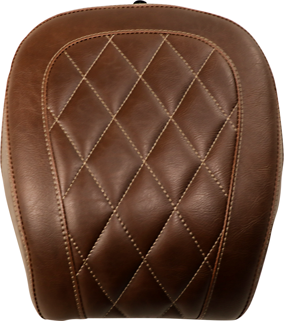Mustang Tripper Brown Diamond Passenger Pillion Pad 2018-2025 Softail FXBB FXST