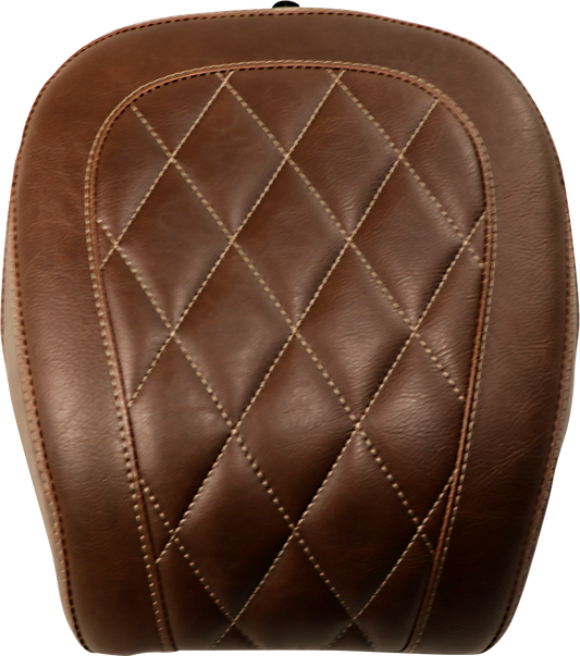 Mustang Tripper Brown Diamond Passenger Pillion Pad 2018-2025 Softail FXBB FXST