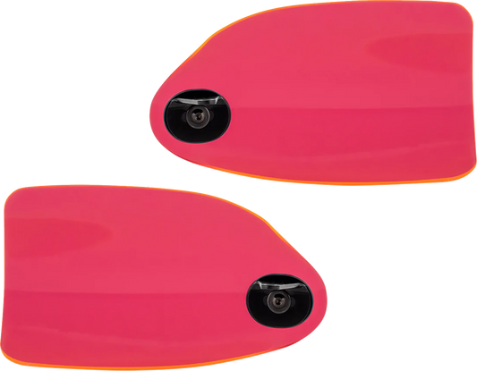 Klock Werks Flare Pink Ice Hand Guards fits 2002-2025 Harley Hydraulic Clutch