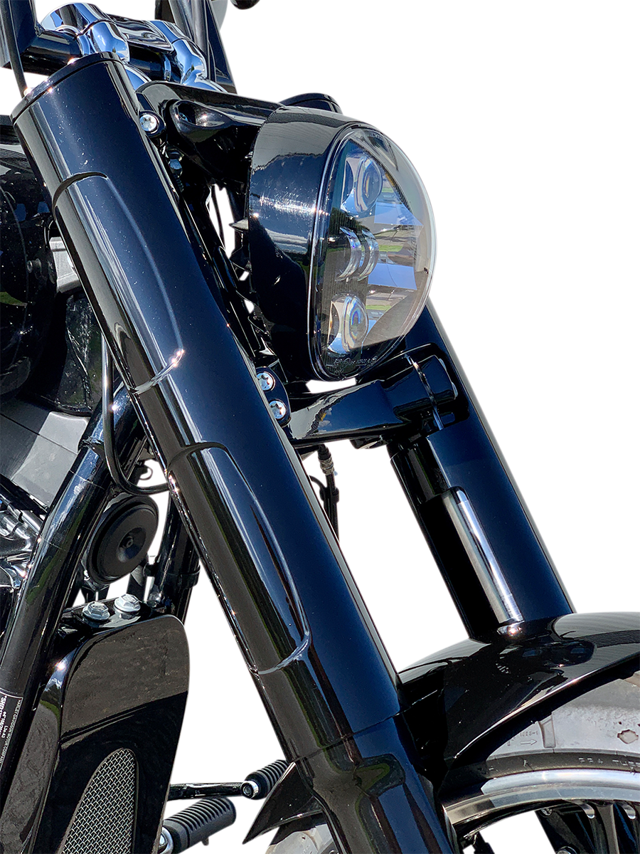 Kodlin Black Fork Tube Covers for 2018-2024 Harley Softail Breakout FXBR FXBRS