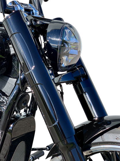 Kodlin Black Fork Tube Covers for 2018-2024 Harley Softail Breakout FXBR FXBRS