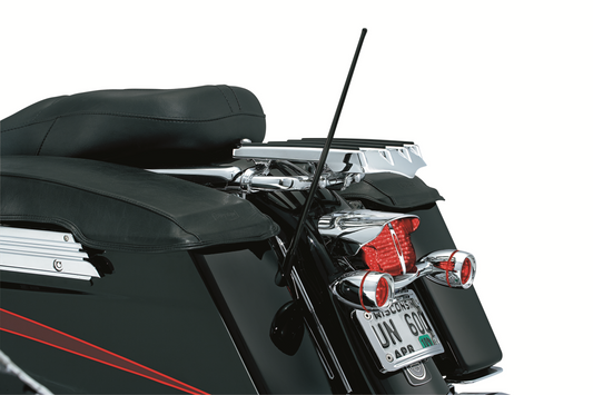 Kuryakyn Dual Function Flexible Antenna fits 1989-2019 Harley Touring Road Glide