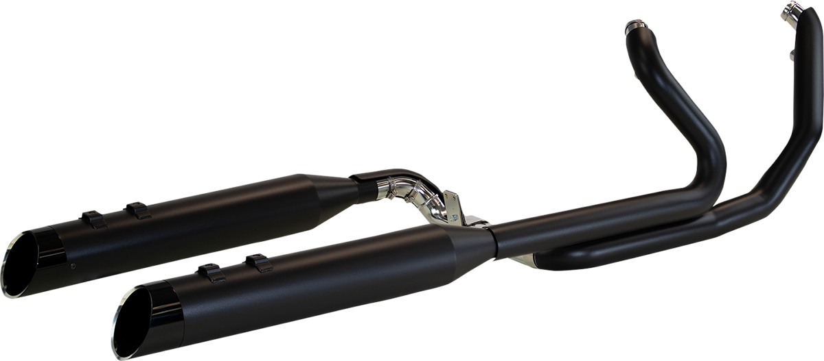 Khrome Werks Dominator 2-2 Edge Black Exhaust System 2017-2024 Harley Touring