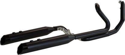 Khrome Werks Dominator 2-2 Edge Black Exhaust System 2017-2024 Harley Touring