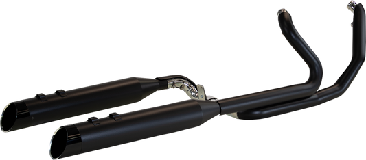 Khrome Werks Dominator 2-2 Edge Black Exhaust System 2017-2024 Harley Touring