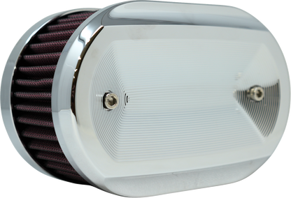 Kodlin Vektor Chrome Oval Air Filter for 2023-2026 Harley Touring Softail M8