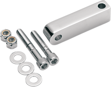 Arlen Ness Chrome Extended Bottom Mount Headlight Block for Harley Davidson