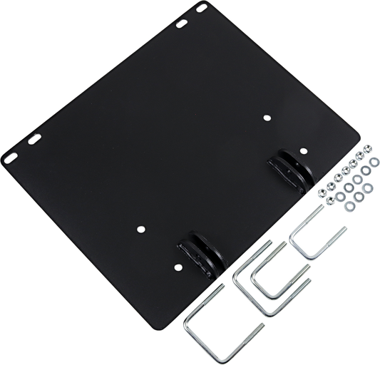 Moose Utility UTV Black Steel Snow Plow Mounting Plate 2020-23 Honda Pioneer 500