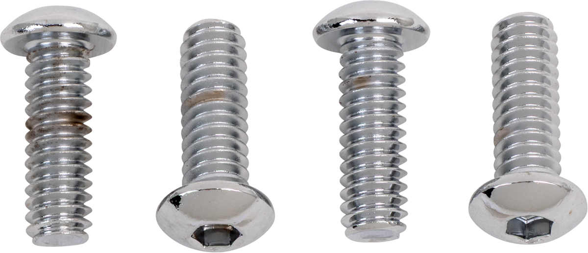 Drag Specialties Quick Release Chrome Sissy Bar Side Plates for 2009-2025 Harley