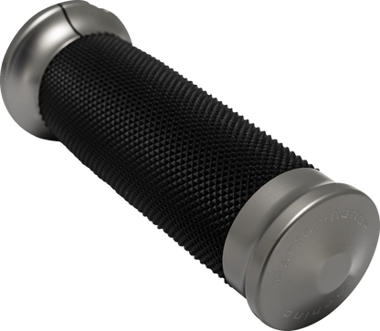 Performance Machine Contour Gray Hand Grips for 2023-2025 Harley Touring Softail