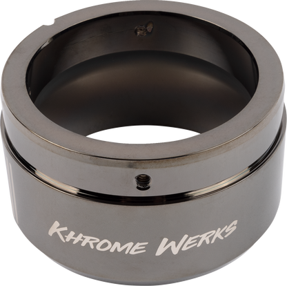 Khrome Werks 4.5" Eclipse Edge Slash Exhaust End Cap Tip for Harley Davidson