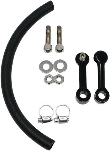 DK Custom Black 1" Billet Gas Fuel Tank Lift Kit 1999-2021 Touring Models FLHX