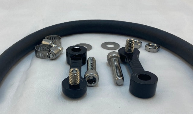 DK Custom Black 2" Billet Gas Fuel Tank Lift Kit 1999-2021 Touring Models