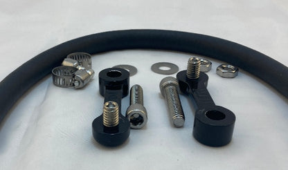 DK Custom Black 2" Billet Gas Fuel Tank Lift Kit 1999-2021 Touring Models