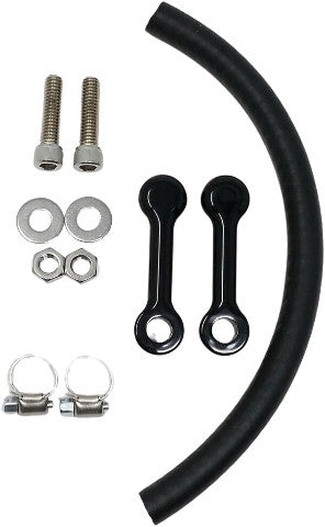 DK Custom Black 2" Billet Gas Fuel Tank Lift Kit 1999-2021 Touring Models
