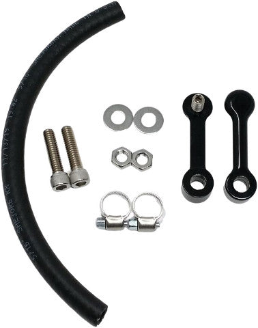DK Custom Black 3" Billet Gas Fuel Tank Lift Kit 1999-2021 Touring Models