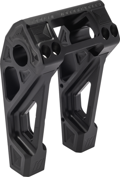 Kodlin Fastback Black 6" Straight Handlebar Risers for 2018-2024 Harley Softail